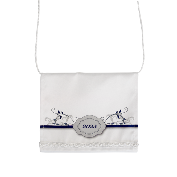 Fehér ballagási tarisznya