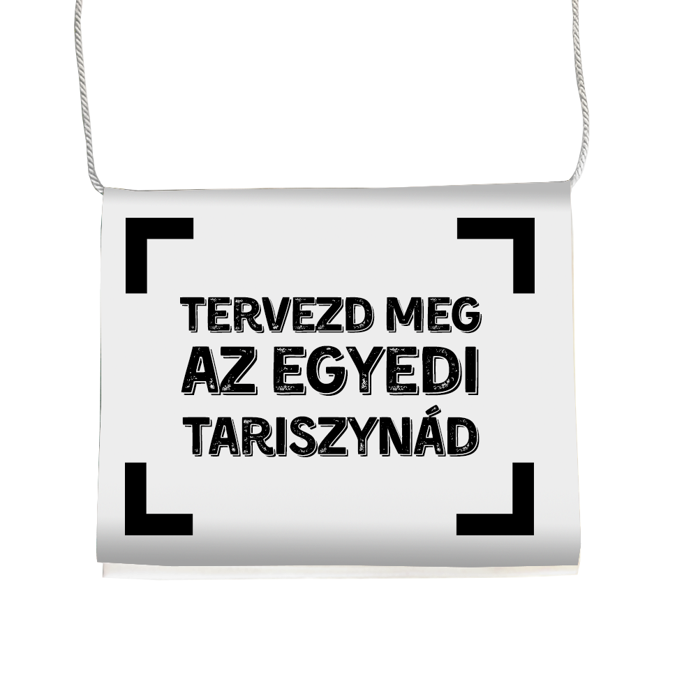 Szerkszthető ballagási tarisznya fekvő