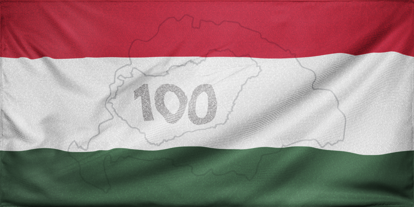 100 éves trianon emlékzászló