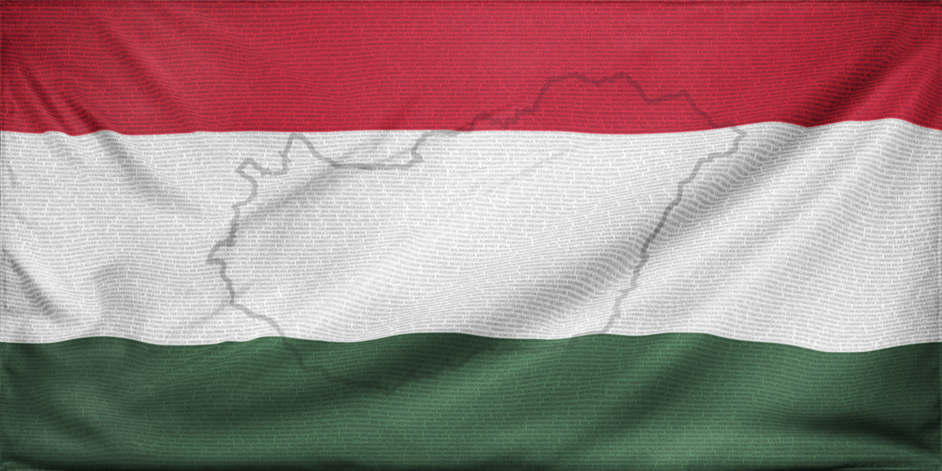 magyarország kontúros emlékzászló