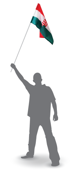 magyar szurkolói zászló