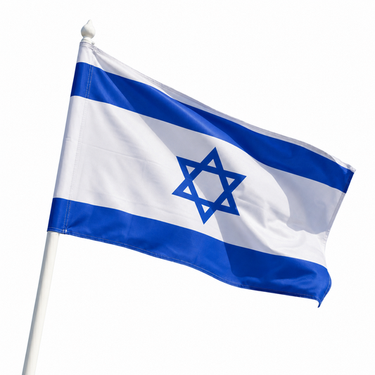 Izrael zászló – kék sávokkal és Dávid-csillaggal