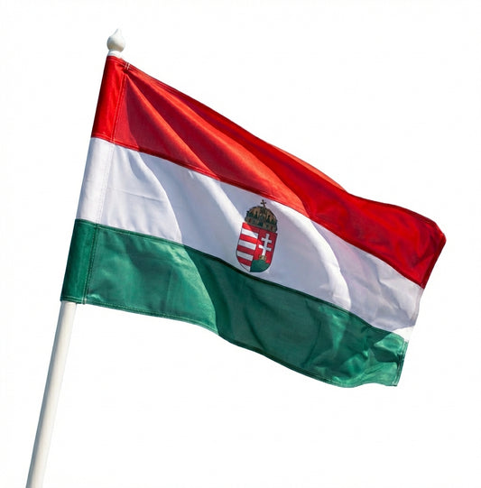 Címeres magyar zászló