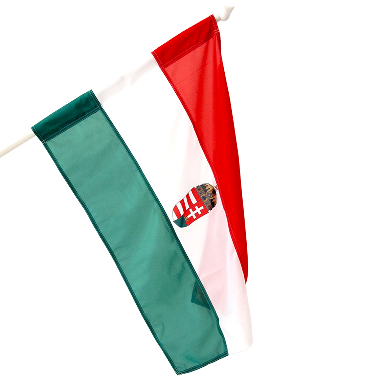 címeres magyar zászló
