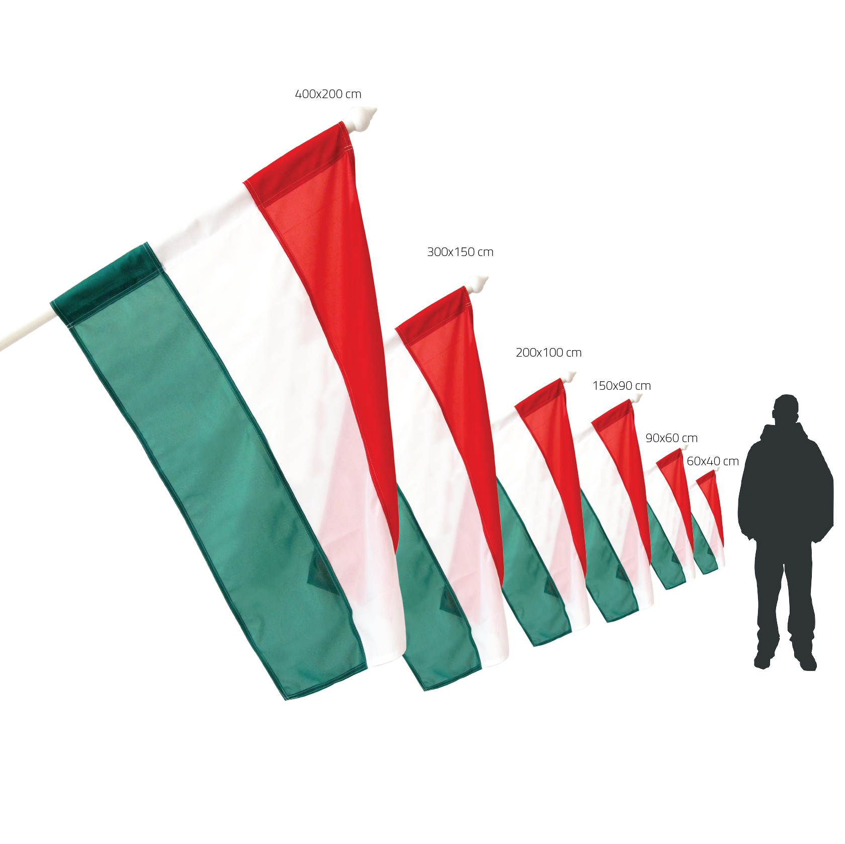 magyar zászló méretek